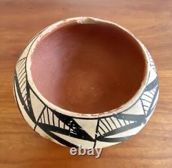 Artisanat amérindien amérindien en poterie polychrome de Hopi Pueblo de l'Antiquité Vintage