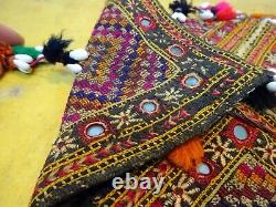 Banjara Brodery Dowry Bag Vintage Avec Cowrie Shells Inde /