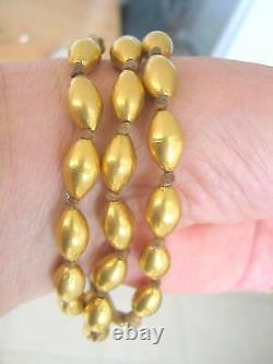 Beautiful Antique / Vintage 22ct Gold Indian Bead Jairpur Collier