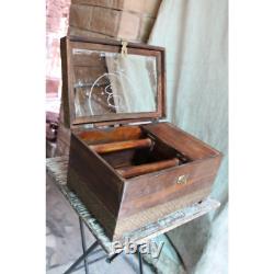 Boîte En Bois Vintage Indien Vieille Caisse En Bois Avec Couvercle Antique Keepsake Box Sandook