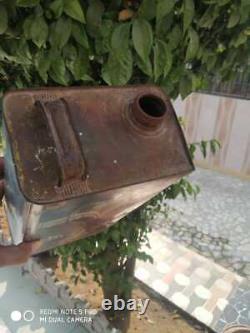 Boîte de conserve en métal originale ancienne antique vintage d'huile de transmission Hindustan Petroleum