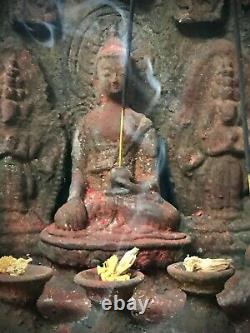 Bouddha Indien Antique De Cru. Sanctuaire Bouddhiste / Autel. Katmandou Népal. Tibet