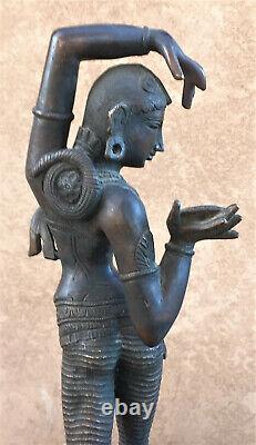 Bronze Indien De Cru D’une Femme De Danse