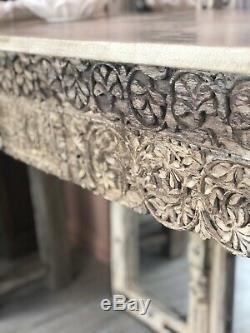 Console Sculpté Indian Vintage Table