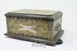 Cylindre Interchangeable Swiss Ancienne 6 Airs (tunes) Bois Music Box Nh5825