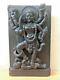 Durga Kali Devi Temple Vintage Mur Sculpture En Bois Statue Panneau Art Déco