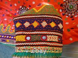 Exquise Vintage Rabari Broderie Rajasthan Châl Textile Inde