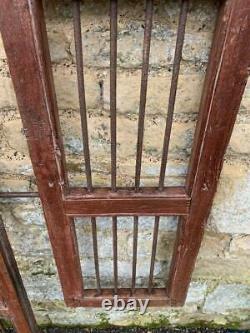 Fenêtres En Bois Vintage Fenêtre Antique Indian Hard Wood Jail Doors 142cmx78cm