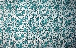 Imprimer 081 Coton Floral Tissu Artisanal de Matériel de Robe Imprimée à la Main Indienne
