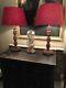 Paire De Lampes De Table Indiennes Antiques Antiques Rénovées