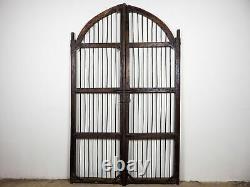 Paire De Portes De Jardin Indien Vintage Mill-908/1