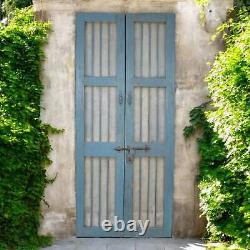 Paire de portes indiennes en Jali vintage pour la maison et le jardin