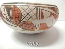 Pauline Setalla Lrg Antique Vintage Hopi Pueblo Indian Dough Bowl Potterie