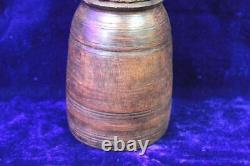Pot à eau en bois vintage de 1900, ancien, rare, décor de maison PS-7