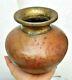 Pot D'eau En Laiton Et Cuivre Ganga-jamna Ancien, Rare Et Vintage Des Années 1850