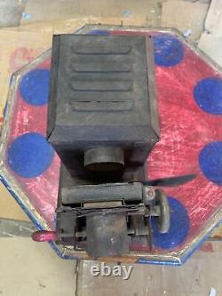 Projet de restauration nécessaire du projecteur Vintage Indian Iron Tin Old Original Baby Joy Co.