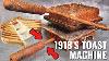 Restauration Et Dégustation D'un Grille-pain Antique Des Années 1918