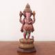 Statue De Ganesh - Sculpture En Bois Vintage - Antique - Dieu Hindou Ganesh - Idole Debout