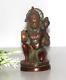 Statue Décorative Et De Collection En Laiton Ancien Hanuman Dieu Hindou Des Années 1970 - 8576