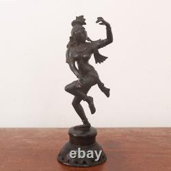 Statue en bronze antique de danseuse sculpture dame vintage décoration pour maison jardin bureau