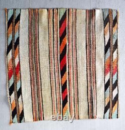 Tapis Couverture Selle Antique Vintage Authentique Navajo Amérindien Natif 1900