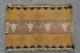 Tapis De Soleil De Taureau Amérindien Antique Vintage Miniature 18x13 Art Indien Petit