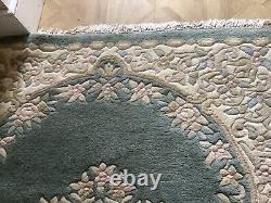 Tapis indien fait main vintage, laine orientale JALNA 4ft X 6 Ft