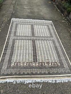 Tapis indien vintage de grande taille acheté à Jaipur