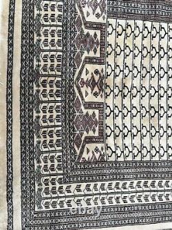 Tapis indien vintage de grande taille acheté à Jaipur