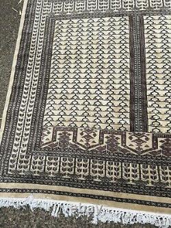 Tapis indien vintage de grande taille acheté à Jaipur