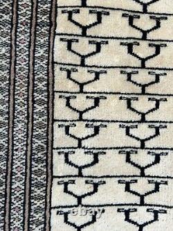 Tapis indien vintage de grande taille acheté à Jaipur