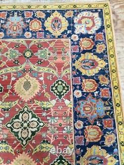 Tapis noué à la main vintage de l'Inde du Nord magnifique