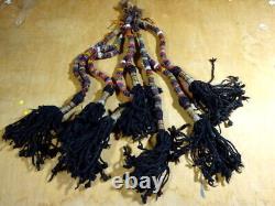 Tassels de chameau Afghanistan Ouzbékistan teintures métalliques naturelles vintage