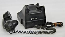 Téléphone fixe rétro à cadran rotatif, modèle Bakélite noire vintage de 1964