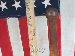 Vintage 1910 Wood Indian Club Grand Exercice Pin Antique Gym Décor 23 Tall