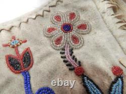 Vintage Antique 1910-20s Nez Perce' Indian Bead Gauntlets Xlnt Cond Showy