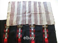 Vintage Antique Amérindienne Indienne Rug Blanket Saddle As Is Plus Extra Yei