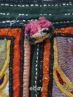 Vintage / Antique Authentique Kutch Suspendu Toran Bouddhiste Hindou P&p Incl