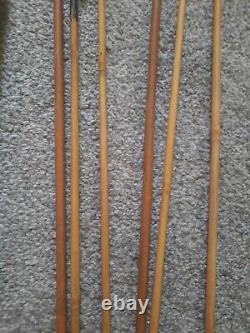 Vintage, Antique Indien Tribal Bamboo Bow Et Arrow