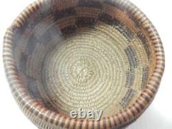 Vintage California Maidu Indian Basket Vers 1890-20 Clean + Nice Great Patina