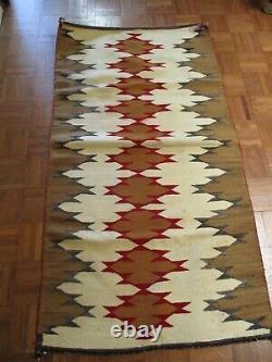 Vintage Native American Rug Blanket Antique Navajo Geometric Masters
