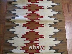 Vintage Native American Rug Blanket Antique Navajo Geometric Masters