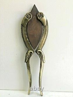 Vintage Old Handmade Rare Double Lame Latérale Betel Nut Cutter /sarota Collectible