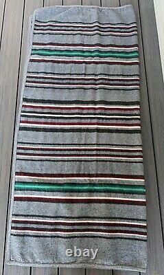 Vtg Années 1920 Pendleton Cayuse Indian Blanket Stripes Native American Southwest Wool