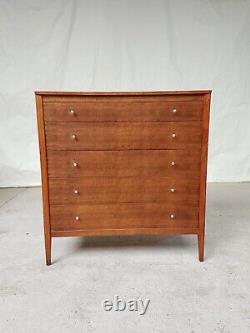 Vtg MID Century Gordon Russell Indian Laurel Tallboy Retro # Chest Tiroirs 456