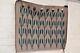 Vtg Tissage Textile Américain Indigène Tapis Indien Navajo 27x22 Antique Pictorial