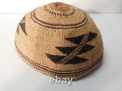 Xtra Fine Antique / Vintage Hupa / Yurok California Indian Hat Basket